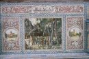 Tilework representing Huesca, Plaza de Espana, Seville